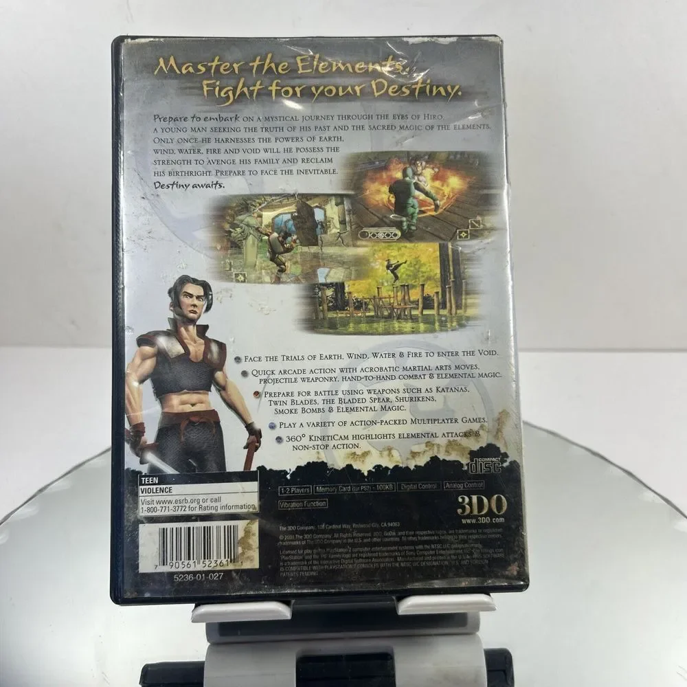 GoDai: Elemental Force (Sony PlayStation 2, 2002) CIB | Tested‎
